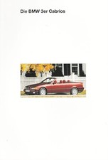 BMW 3er CABRIO Cabriolet E36 318i 320i 325i Prospekt Brochure 1994 AB