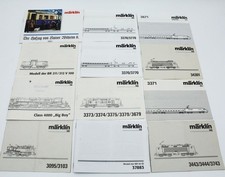 Märklin H0 Anleitungen für Lokomotiven 12 Stück