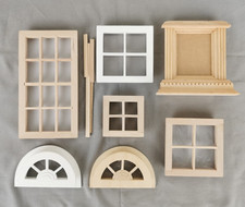 5 Puppenhaus Fenster Miniatur