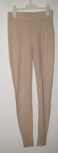 Hellbraune strickleggings s - strickleggings, gr.s