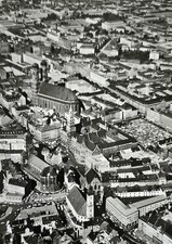 AK München Luftaufnahme 1968