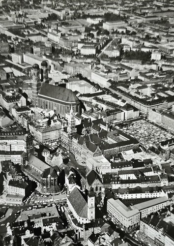 München luftaufnahme 1968 - luftaufnahme,