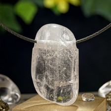 Danburit Anhänger gebohrt poliert Extra Qu. 35 mm 65 ct San Luis Potosi Mexiko