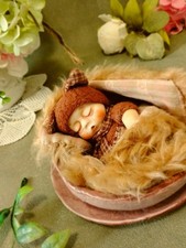 Teddy Handarbeit Puppe 8cm