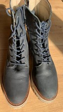 Damenstiefel  Boots Blau Wildleder Gr.40 sehr guter Zustand