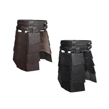 Mittelalter PU Leder breiter