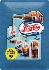Pepsi-Cola großes Glas