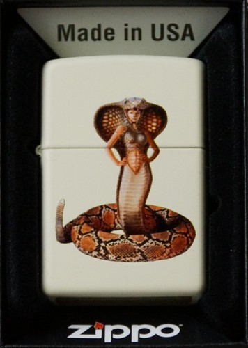 Zippo feuerzeug snake - zippo, girl"