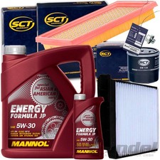 FILTERSET SATZ+MANNOL 5W30 ÖL passend für NISSAN MICRA 3 K12 NOTE E11 EVALIA