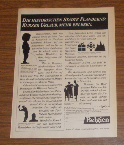 Seltene werbung belgien - seltene,