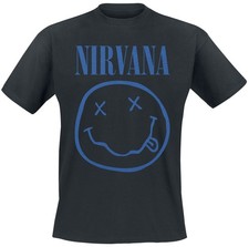 Nirvana T-Shirt Herren Blue