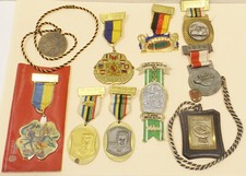 Konvolut 10 verschiedene  Wander Volkslauf  Orden 1974/75 Baden  - siehe Text