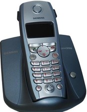 Siemens Gigaset S100 / S1 Professinal DECT schnurloses analog Telefon eisblau
