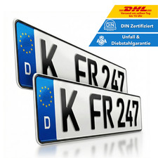 2 KFZ Kennzeichen |