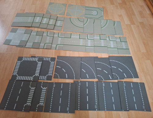 Lego straßenplatten grau - straßenplatten,