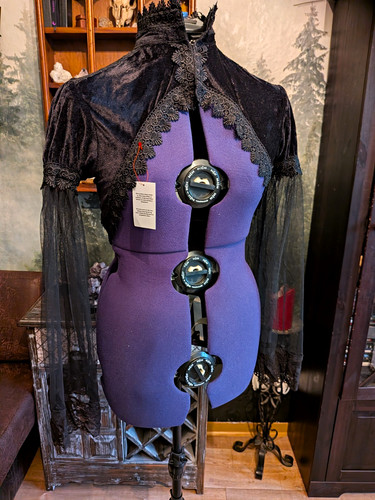 Gothicana emp samt bolero - by,