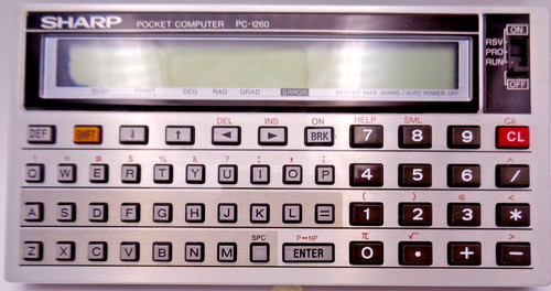 Sharp pocket computer 1260 - pocket,