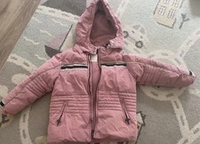 Steiff Winterjacke Mädchen, Größe 104 Rosa mit Kapuze