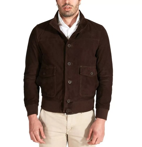 Braune bomber stilvolle herren - braune,