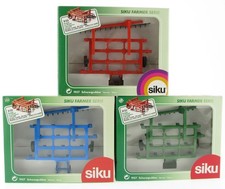 3x SIKU FARMER 1957 Schwergrubber rot,  grün, blau in OVP 1:32 für Traktor