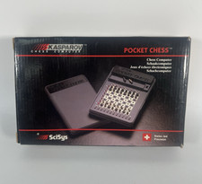 Vintage Kasparov Chess Computer Pocket Chess SciSys Boxed Art 114 1986 RARE S&R