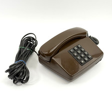 FeTAp 0111 Telefon | Braun | D. Post Vintage 1980er | Tastenwahl | Kult Retro