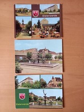 3 x Ak Elsterwerda / Elsterbrunnen - Marktplatz - Hauptstraße - Schloß.....