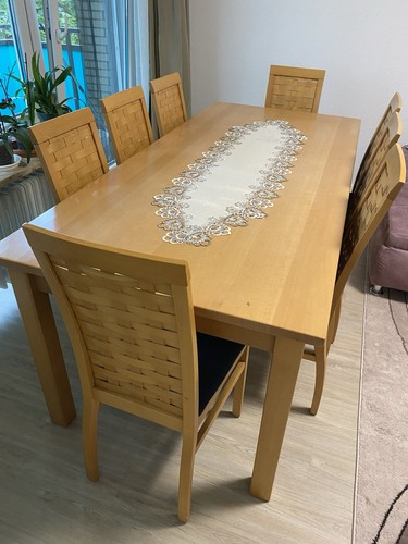 Hochwertige essgruppe aus holz - essgruppe,