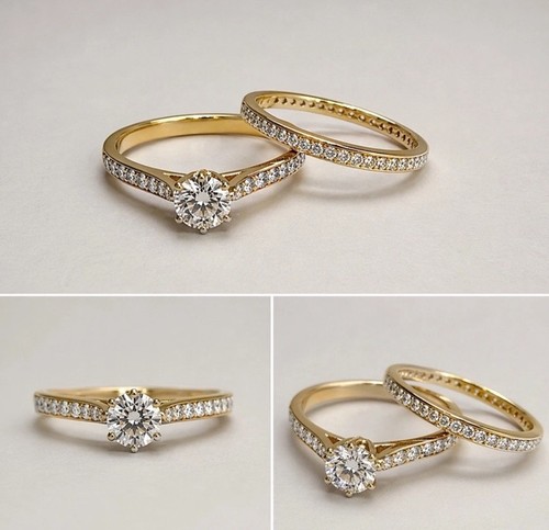 Diamant 585 gelbgold gr - ,