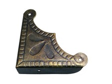 INWARIA Eckbeschlag Möbelbeschlag 4 Stk. Antikbeschlag Beschlag Zierteile, K-219