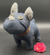 Jack & Jones Hund französische Bulldogge Jeans Plüschtier Kuscheltier #KA195