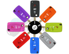 Peugeot Citroen Schlüssel Hülle cover 307 208 308 607 407 RCZ C1 C2 C3 C4 107