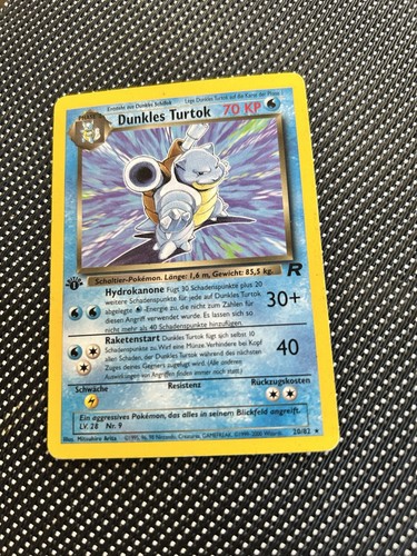 Pokémon karte dunkles turtok - dunkles,