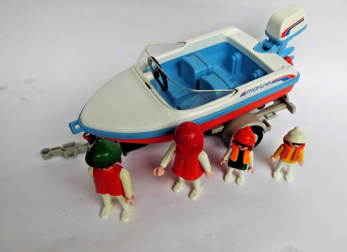 Playmobil motorboot weiß - playmobil, (weiß/