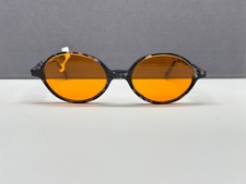 Clever Sonnenbrille Herren Damen rund oval orange Gläser 90er