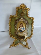 Altes Weihwasserbecken Jade, Cloisonné