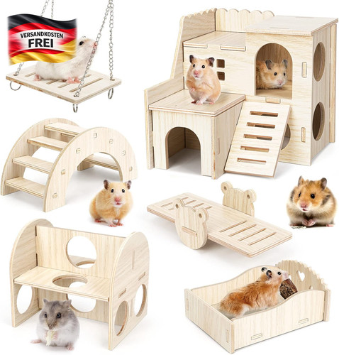 Diy hamsterspielzeug set - set, 6
