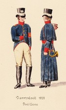 Post poste Darmstadt 1820