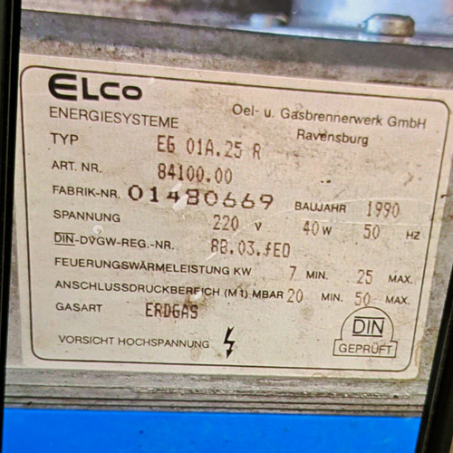 Elco gasbrenner 01a r - e6,