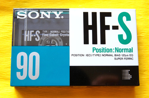 Sony 90 cassette tape - sony, hf-s