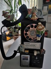 Enesco Party Line Telefon Mäuse Musical Musik - Spieluhr