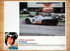 orig. US Kino /Cinema Aushangfoto "Le Mans" Steve McQueen Gulf Porsche 917 No 3