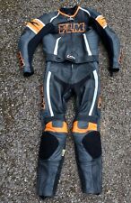 FLM Lederkombi Gr54 Motorradanzug Motorrad Leder KTM Schwarz Orange Honda Repsol