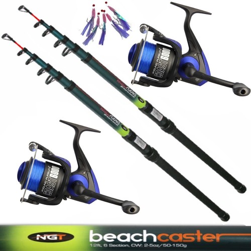 Teleskop beachcaster angelrute - beachcaster,