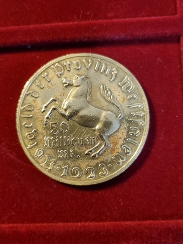 Provinz westfalen notgeld - provinz,