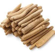 Treibholz 1kg naturbelassen getrommelt Schwemmholz Deko Bastelholz Driftwood DIY