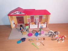 Playmobil 5348 Mein Pferdestall zum Mitnehmen Pferde, Figuren