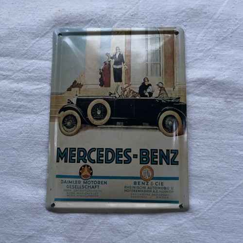 Mercedes benz blechschild - mercedes-benz,