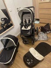 Moon Scala Lotus Kombikinderwagen Specialedition Schwarz Schmetterlinge