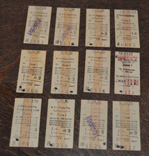 Alte DDR Fahrkarten Pappkarten